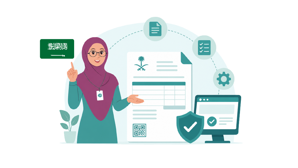 فاتورة ضريبية السعودية